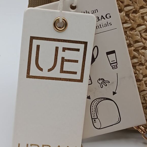 Urban Expressions Beige Woven Crossbody Bag Set - Picture 4 of 15